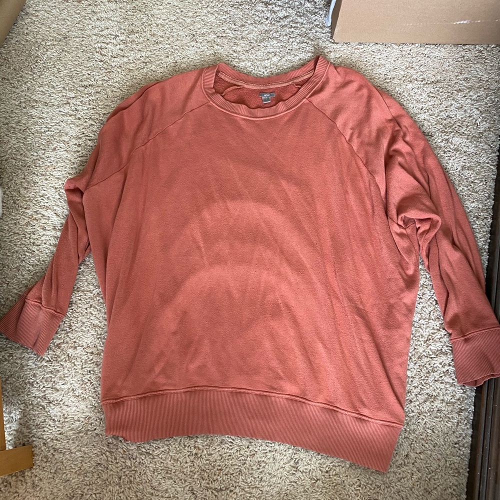 Orange oversized sweater